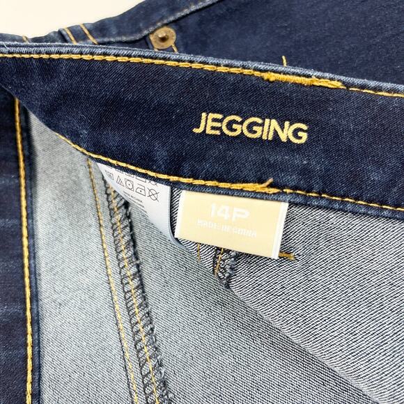 Michael Kors Womens Jeans Size 14P Jegging Stretch Dark Wash Lightweight Classic - Picture 8 of 10